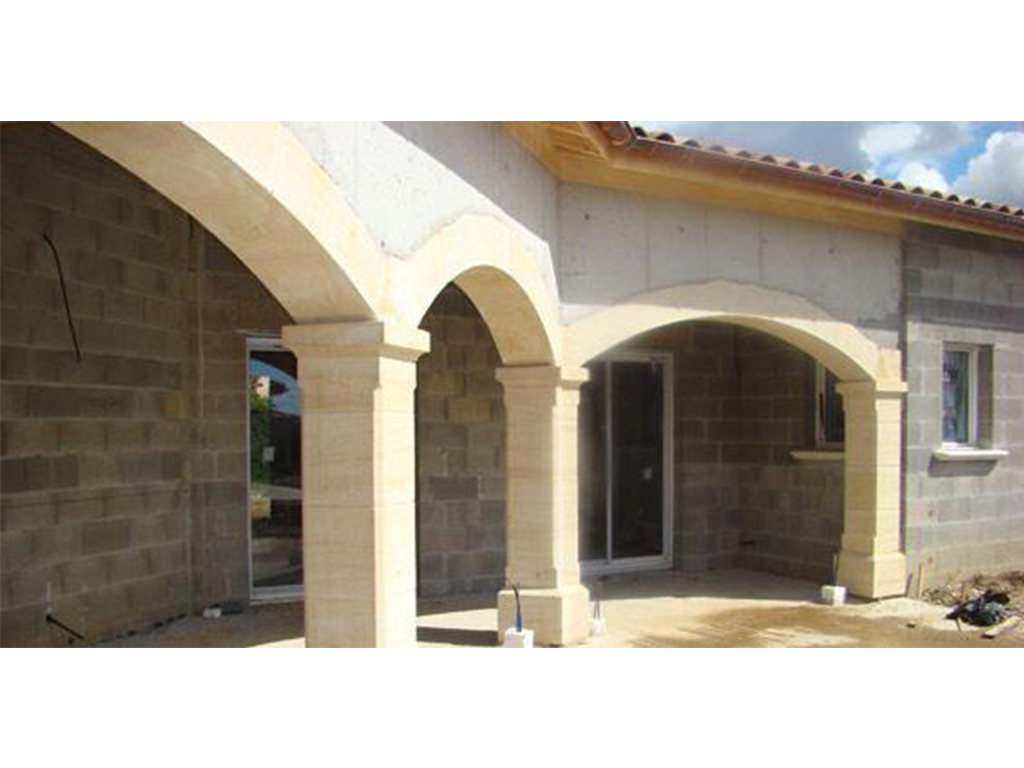 Réalisation de voute en pierre par Eric Just Maçonnerie