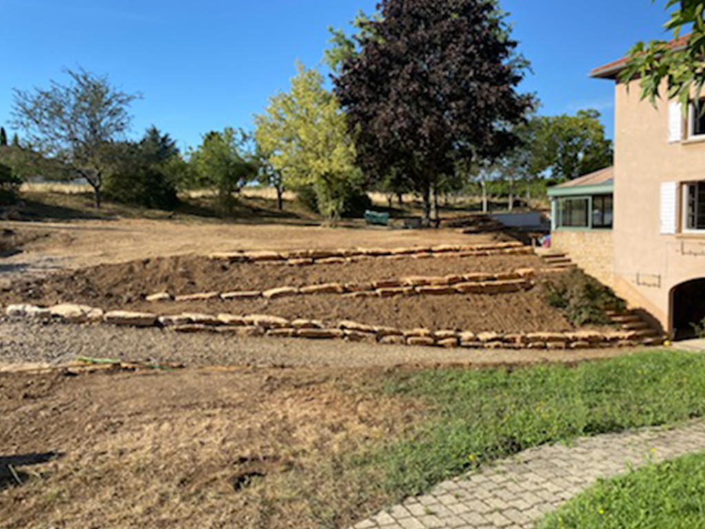Réalisation terrassement Villefranche sur saône